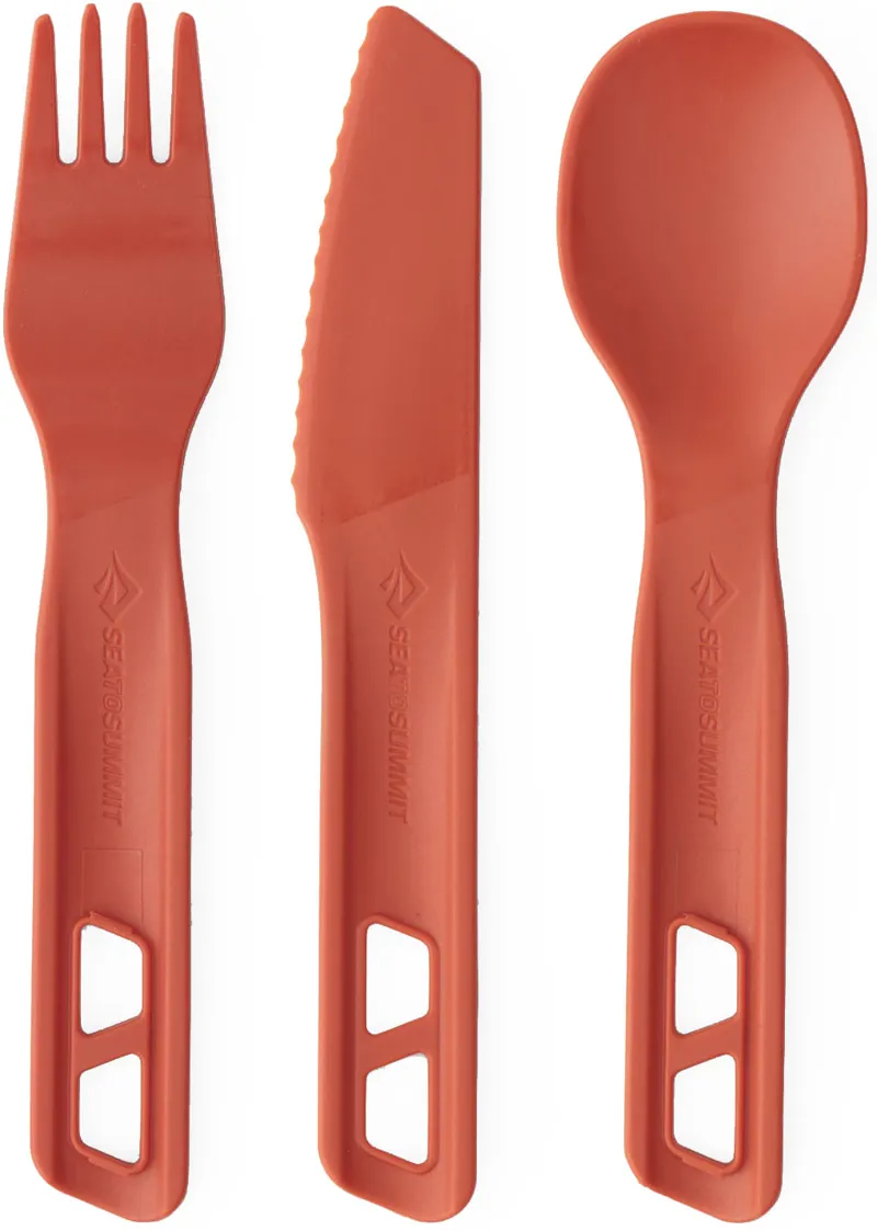 Sea To Summit Passage Cutlery Set - 3 Piece - Spicy Orange